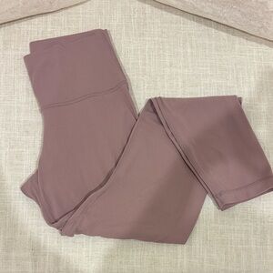Aritzia Mauve High-Waisted Leggings; Size 6; Good Condition